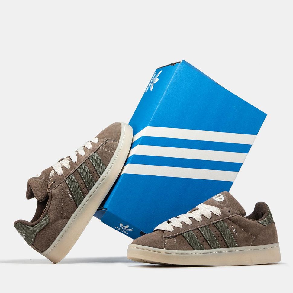 Кроссовки Adidas Campus 00s Brown Green 9656 фото