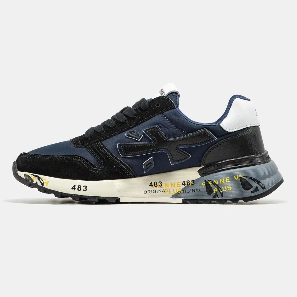 Premiata Mick Navy Black White