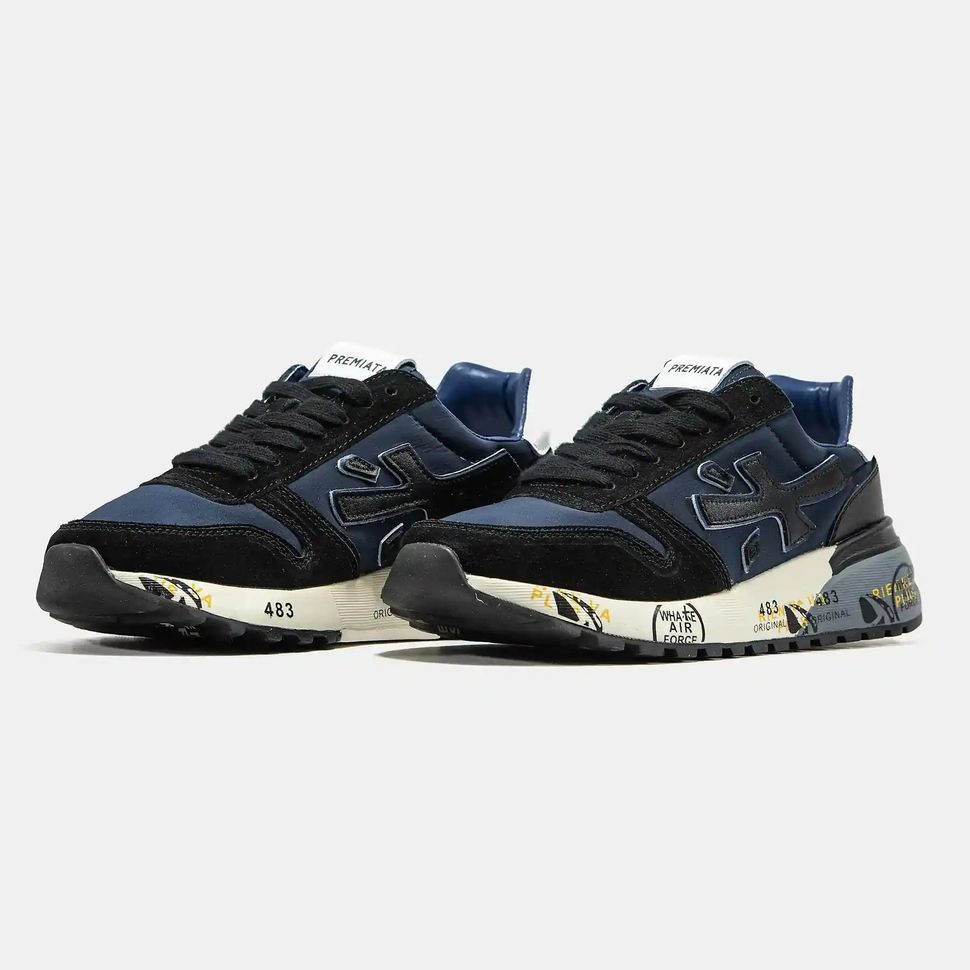 Premiata Mick Navy Black White