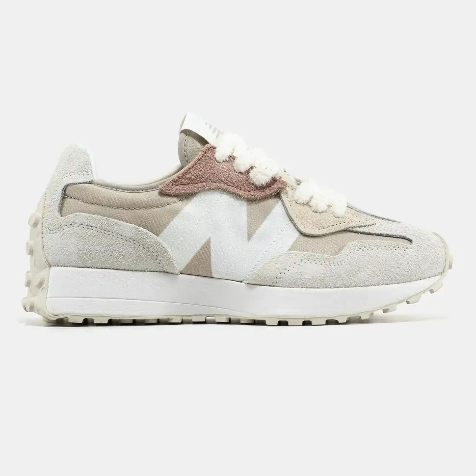 New Balance 327 Beige White Brown