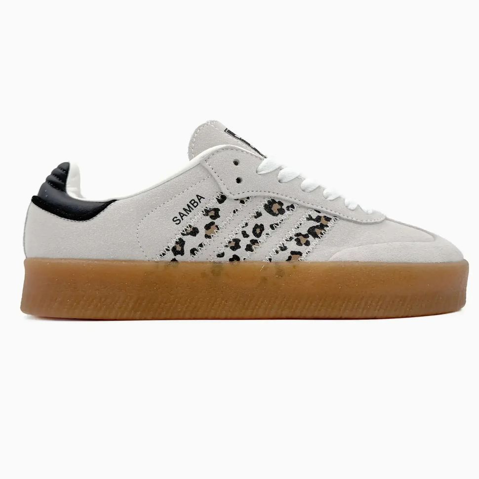 Adidas Samba XLG White Leopard Gum