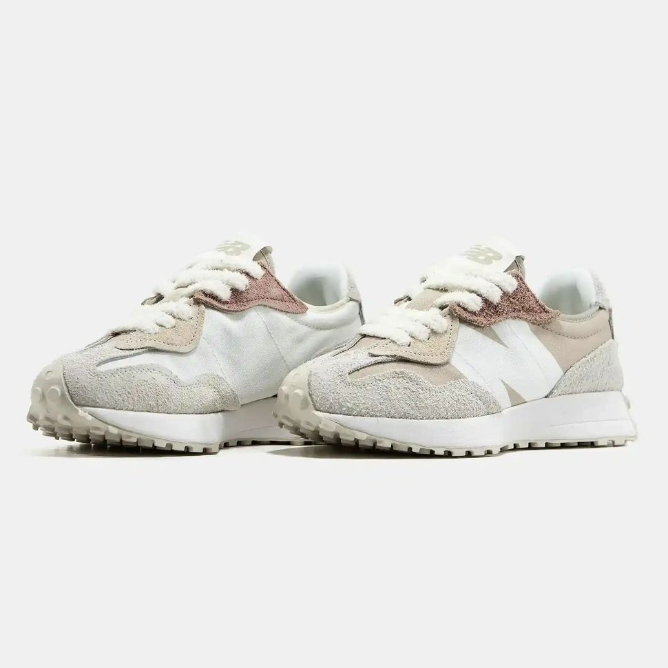 New Balance 327 Beige White Brown