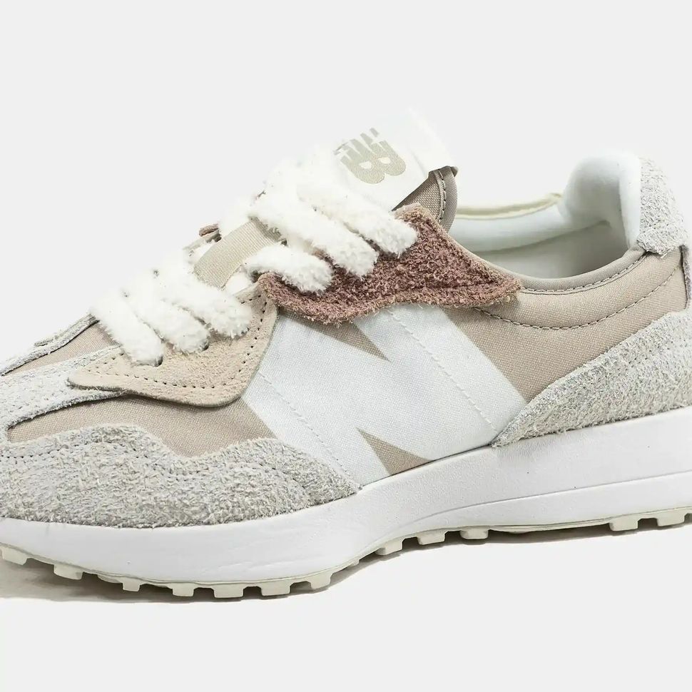 New Balance 327 Beige White Brown