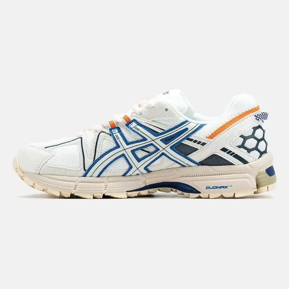 Asics Gel-Kahana 8 White Navy Orange