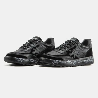 Premiata Nous Black White Graphic Sole, 40