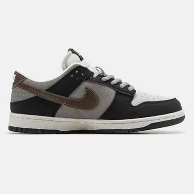 Nike Dunk Low Black Brown Grey Suede