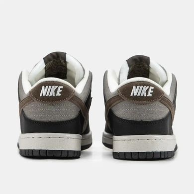 Nike Dunk Low Black Brown Grey Suede