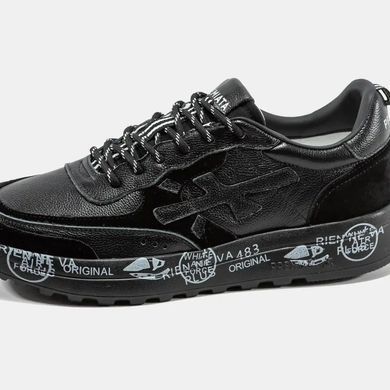 Premiata Nous Black White Graphic Sole, 40