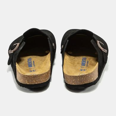 Birkenstock Boston Black Suede
