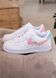 Nike Air Force 1 LX WMNS White Pink Blue 256 фото 6
