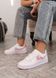 Nike Air Force 1 LX WMNS White Pink Blue 256 фото 10
