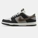 Nike Dunk Low Black Brown Grey Suede