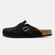 Birkenstock Boston Black Suede