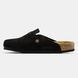 Birkenstock Boston Black Suede