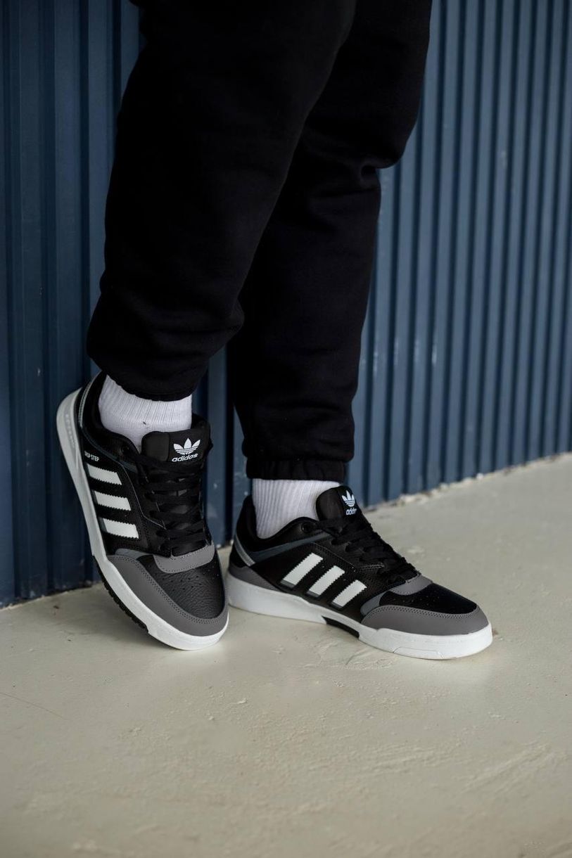 Кросівки Adidas Drop Step Low Black White Grey 5857 фото