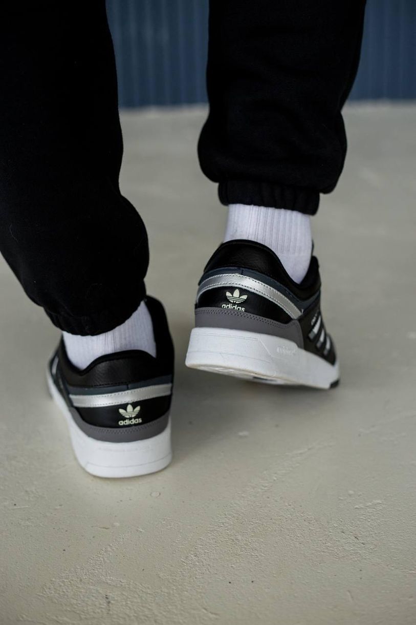 Кросівки Adidas Drop Step Low Black White Grey 5857 фото