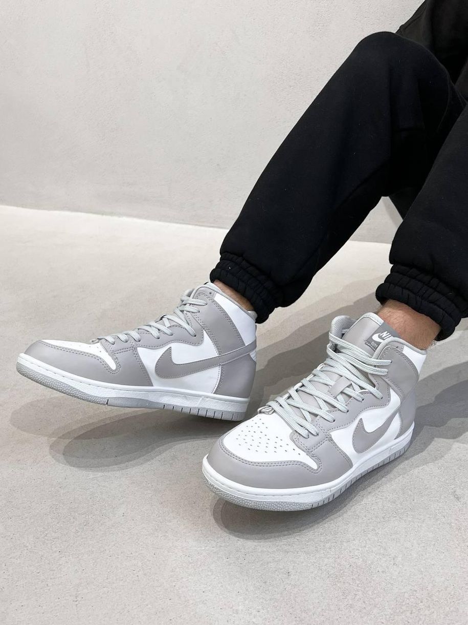 Кроссовки Nike Dunk Hight Grey 7021 фото
