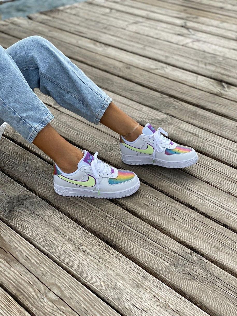 Nike Air Force White Multicolor 6222 фото