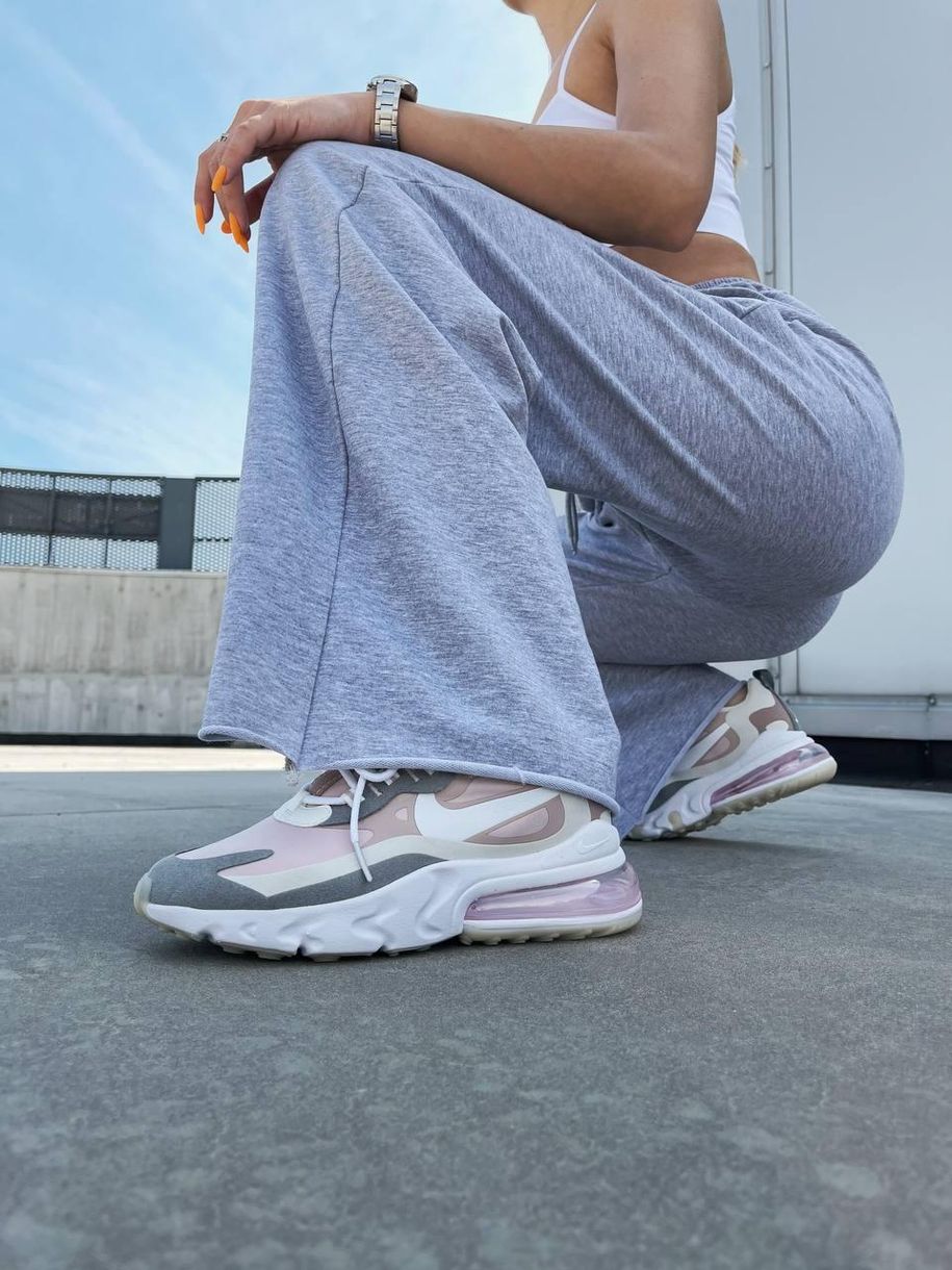 Кроссовки Nike React 270 White Light Pink Grey 1364 фото