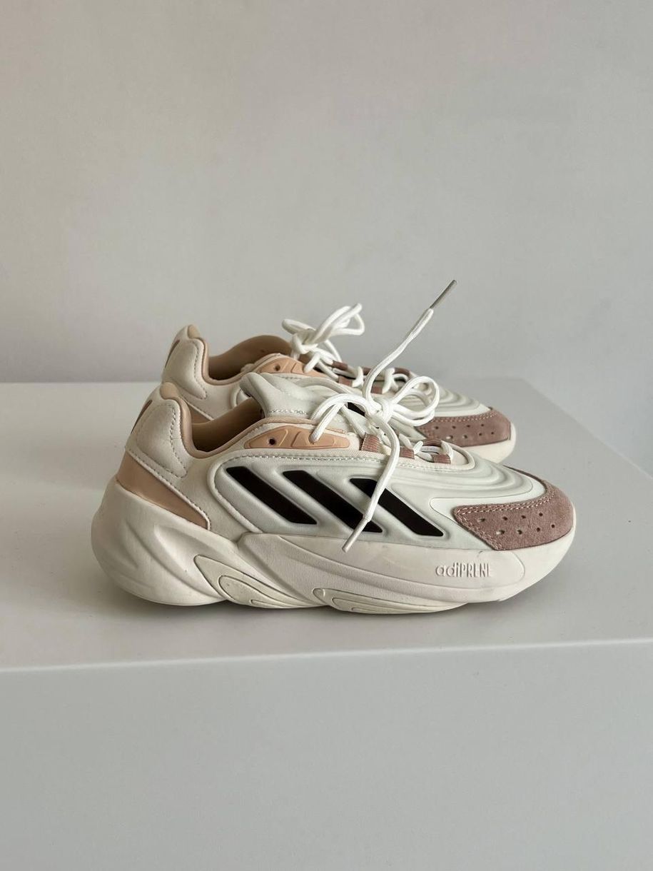 Кросівки Adidas Ozelia Beige Black 9614 фото