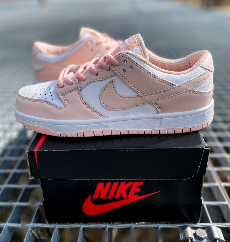 Кроссовки Nike Dunk Pink White 1612 фото