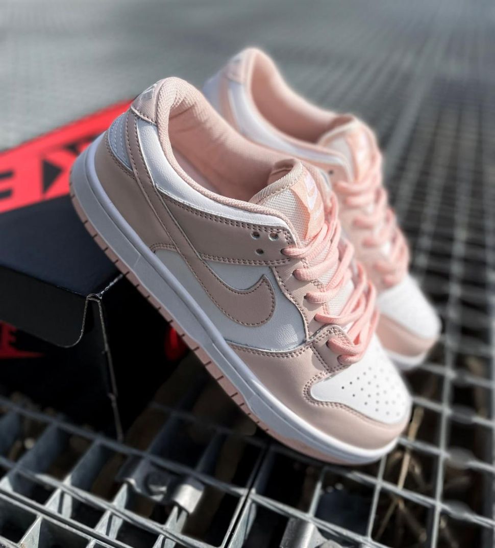 Кроссовки Nike Dunk Pink White 1612 фото