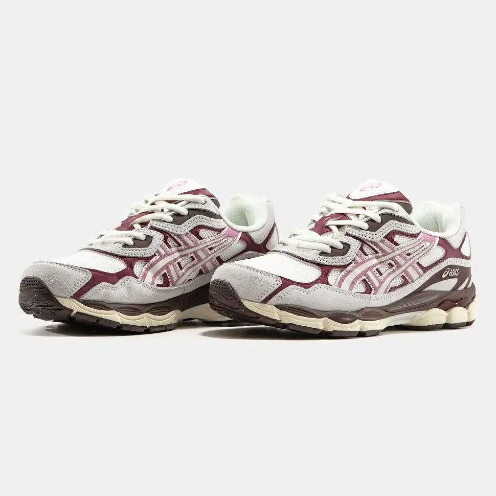 Asics Gel-NYC White Burgundy Pink, 36