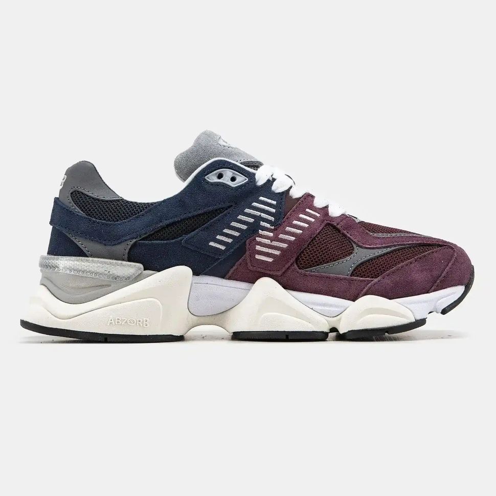 New Balance 9060 Burgundy Navy Grey