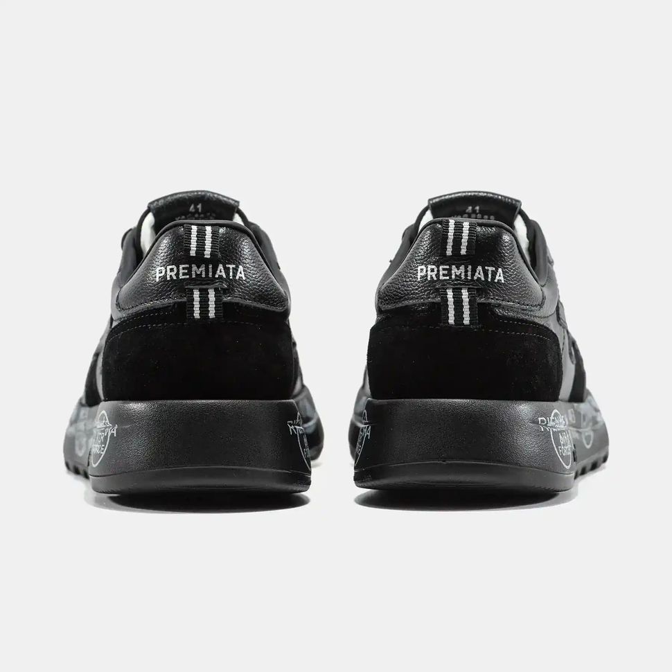 Premiata Nous Black White Graphic Sole, 40