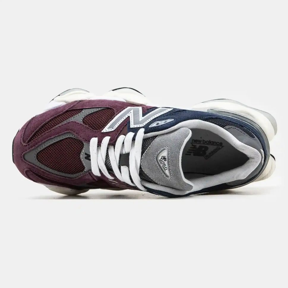 New Balance 9060 Burgundy Navy Grey