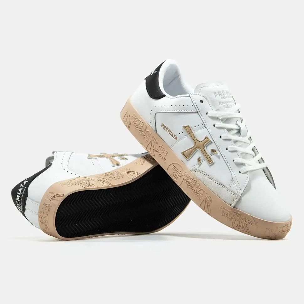 Premiata Steven White Gum