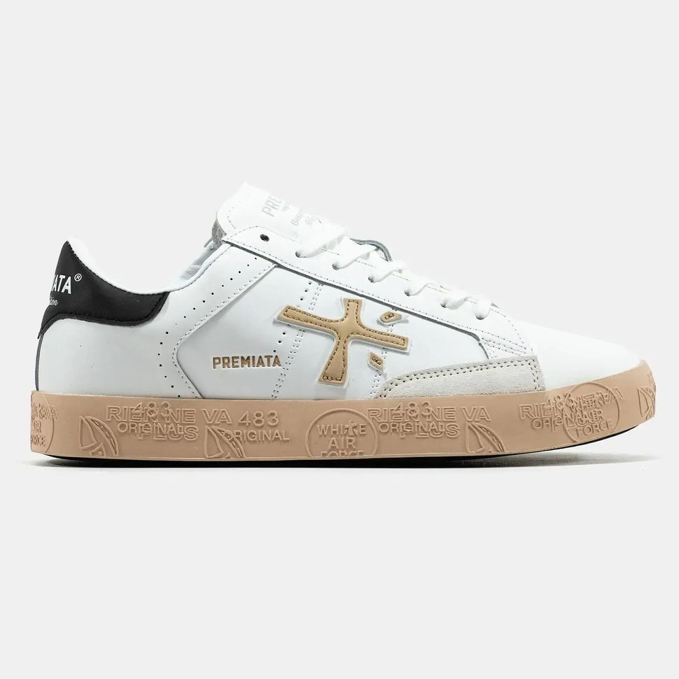 Premiata Steven White Gum