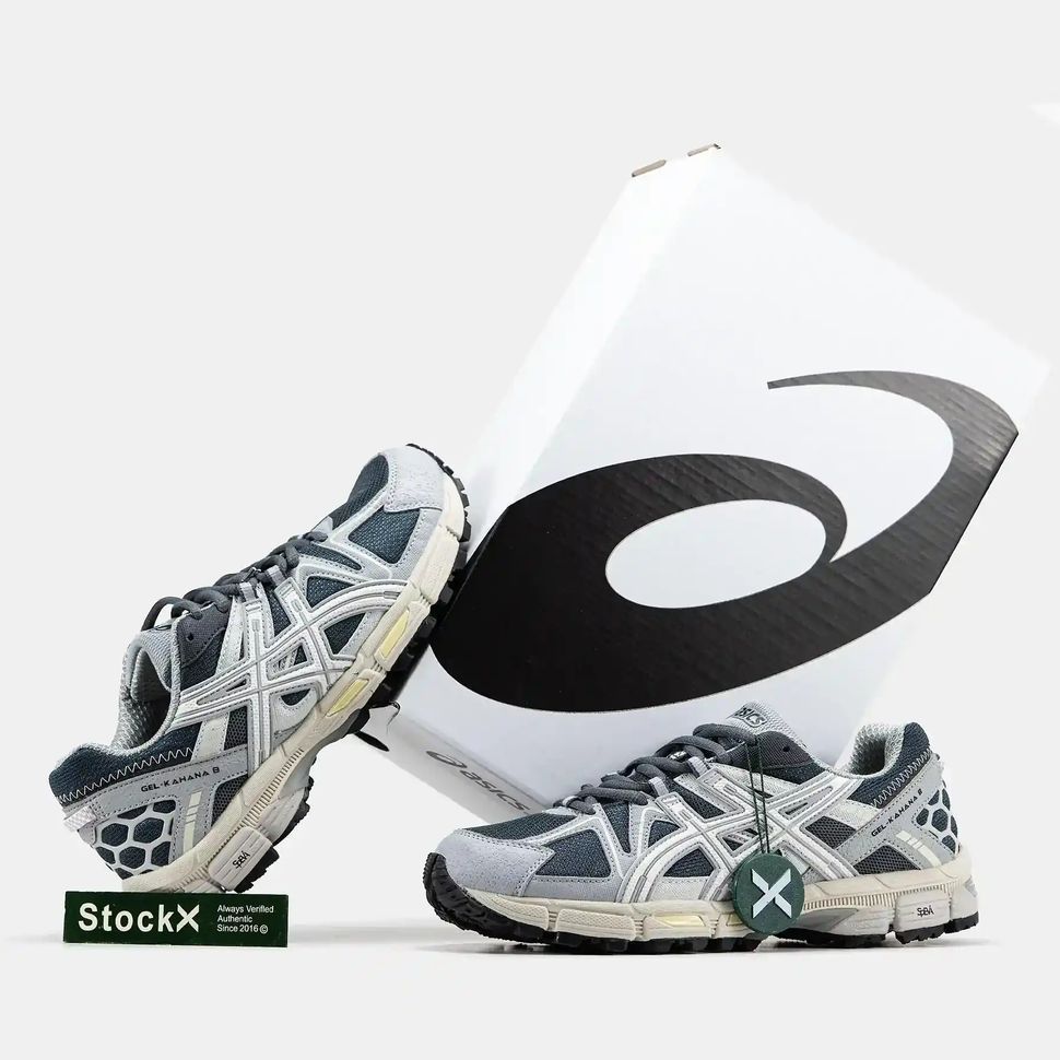 Asics Gel-Kahana 8 Grey Navy White
