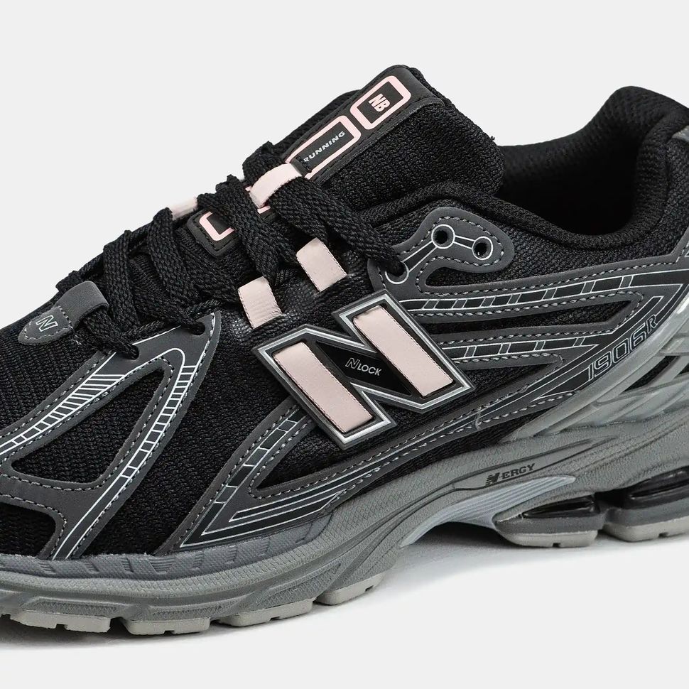 New Balance 1906R Black Grey Rose