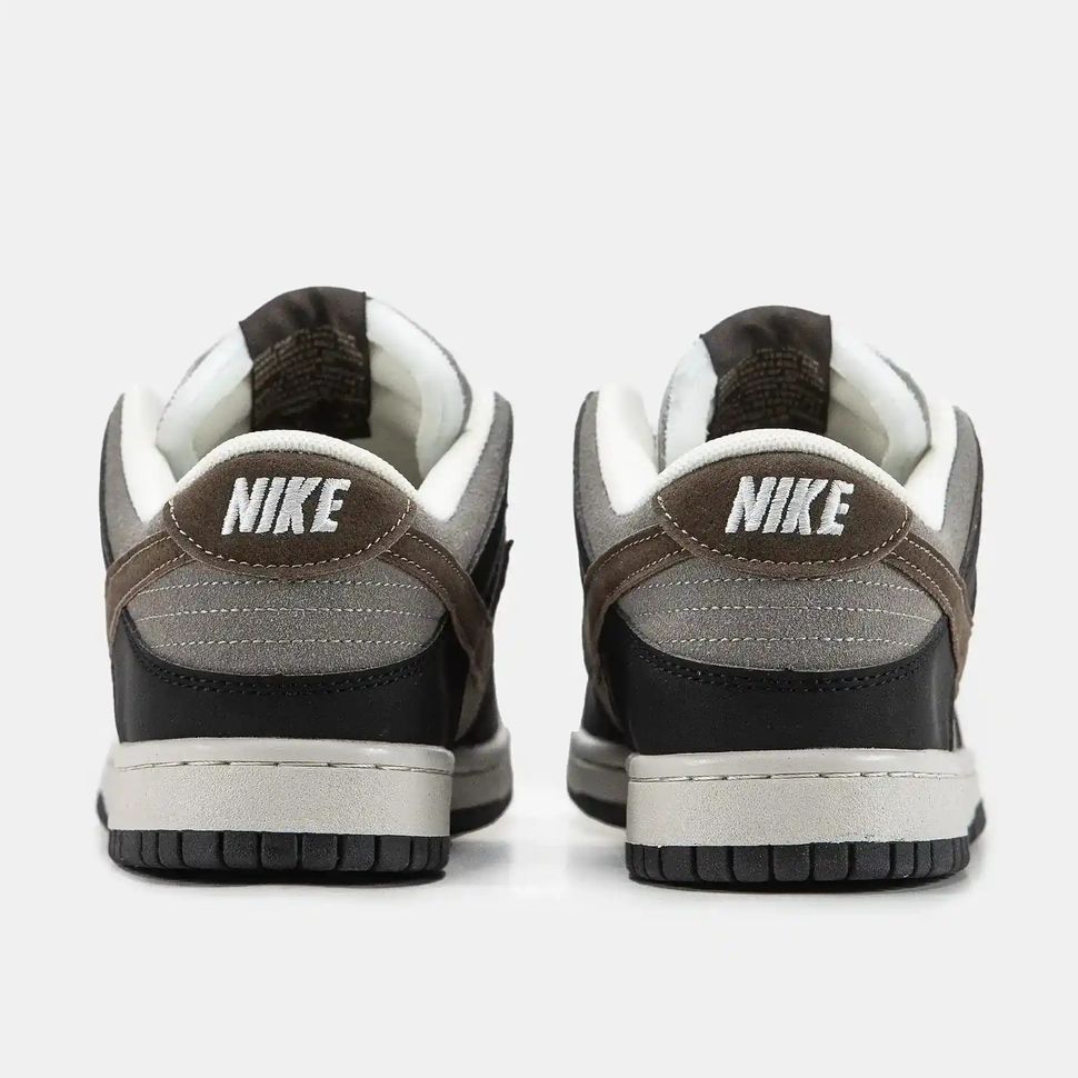 Nike Dunk Low Black Brown Grey Suede