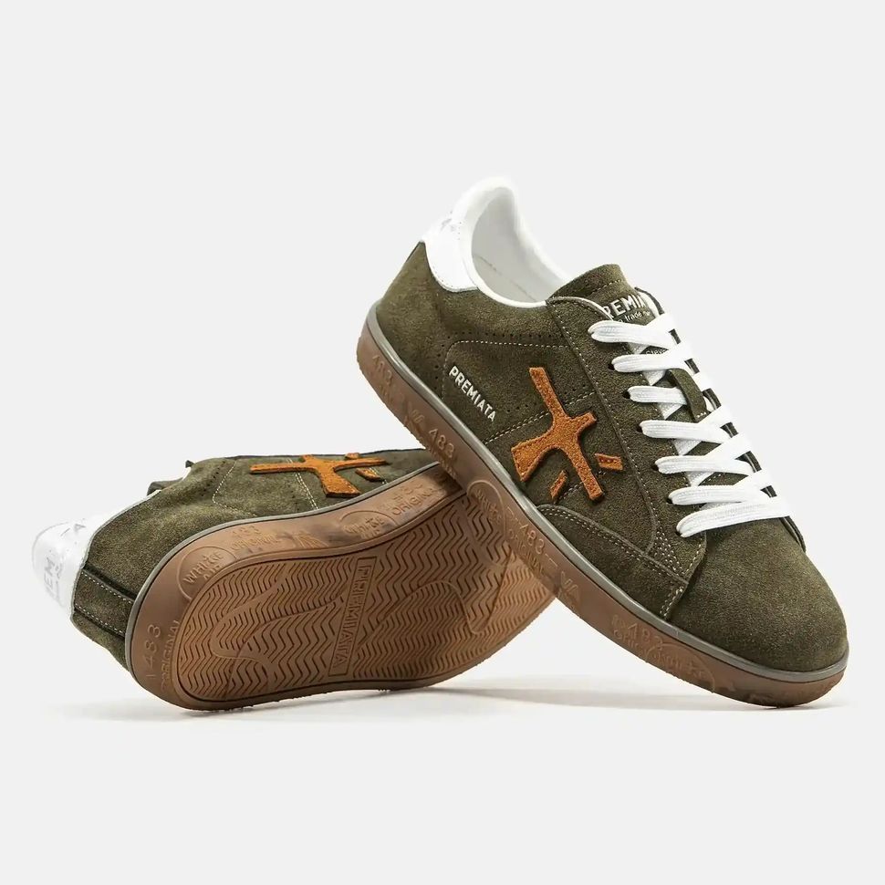 Premiata Steven Green Brown White, 40