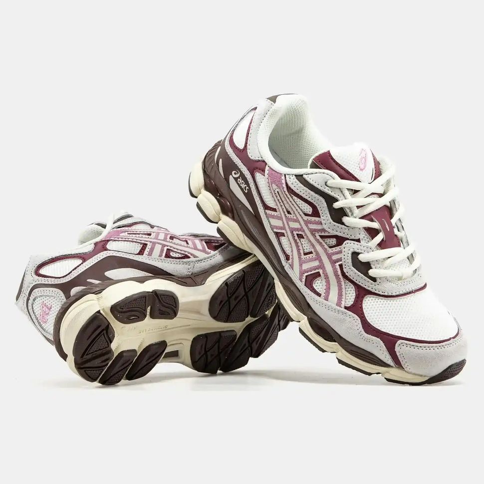 Asics Gel-NYC White Burgundy Pink, 36
