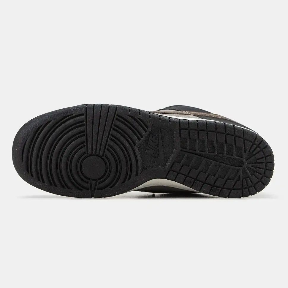 Nike Dunk Low Black Brown Grey Suede