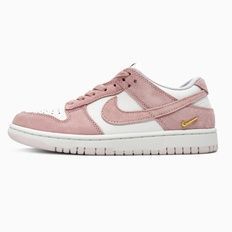 Nike SB Dunk Low Pink Suede White, 36