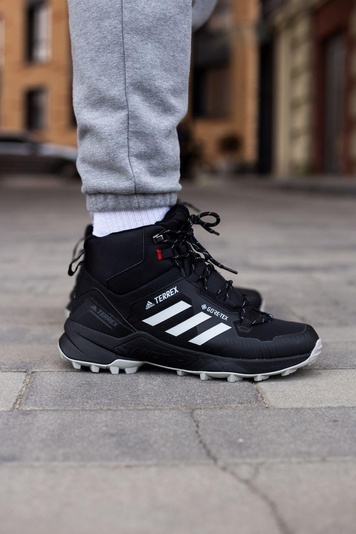 Кросівки Adidas Terrex High Black White 9711 фото