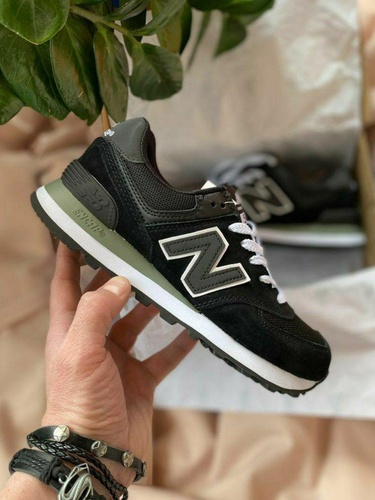 Кросівки New Balance 574 Black Green 1675 фото