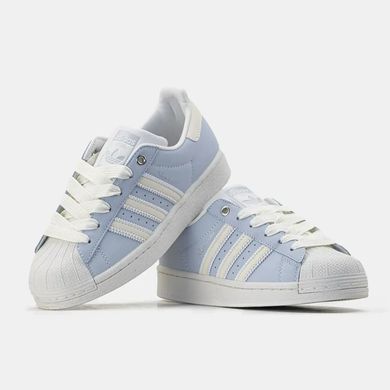 Adidas Superstar Light Blue White, розмір 36