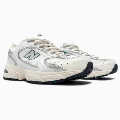 New Balance 530 White Silver Green