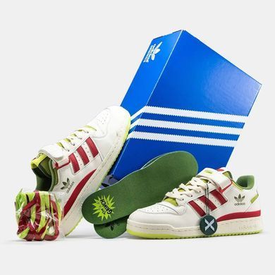 Adidas Forum 84 Low x The Grinch White Red Green
