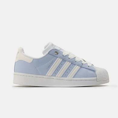 Adidas Superstar Light Blue White, розмір 36