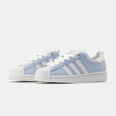 Adidas Superstar Light Blue White, розмір 36