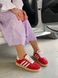 Кеди Adidas Samba Red White 9125 фото 3