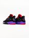 Зимові баскетбольні кросівки Nike Air Jordan 4 Triple Black Purple Fur 10237 фото 6