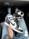 Баскетбольные кроссовки Nike Air Jordan 1 Retro Mid Black White 5799 фото 3