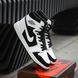 Баскетбольні кросівки Nike Air Jordan 1 High Black White v2 8850 фото 6